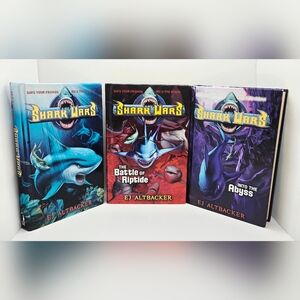 Shark Wars 1-3 By EJ Altbacker -‎ All Hard Cover